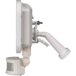 Luceco Castra Outdoor LED Floodlight With PIR Sensor White 10W 1200lm -Fashion Lamps 403KJ A2