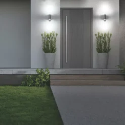 4lite Marinus Outdoor IP44 Up/Down Wall Light With PIR Sensor Anthracite -Fashion Lamps 404RR A2