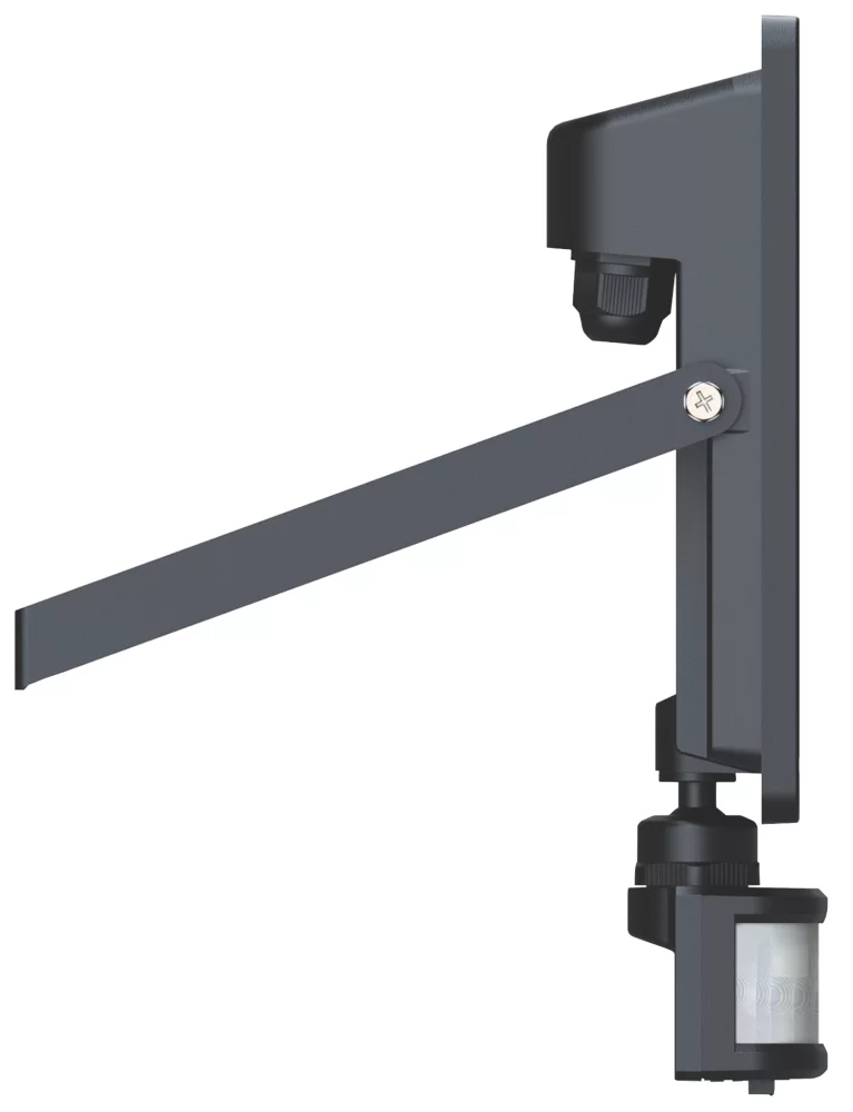 LAP Weyburn Outdoor LED Floodlight With PIR Sensor Black 50W 5000lm 3 LAP Weyburn Outdoor LED Floodlight With PIR Sensor Black 50W 5000lm - Image 3