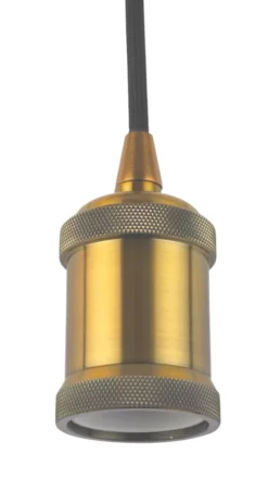 4lite Decorative Bar Pendant Antique Brass -Fashion Lamps 412TV A2