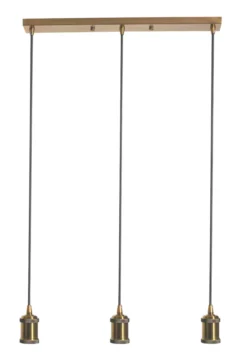 4lite Decorative Bar Pendant Antique Brass
