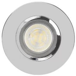 LAP Fixed LED Downlight Chrome 4.5W 420lm -Fashion Lamps 413PP A2