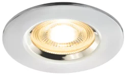 LAP Fixed LED Downlight Chrome 4.5W 420lm -Fashion Lamps 413PP A3