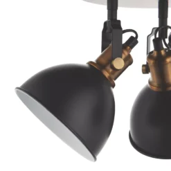 Quay Design Orion Round 3-Light Spotlight Matt Black -Fashion Lamps 415VG A2