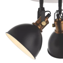Quay Design Orion Round 3-Light Spotlight Matt Black -Fashion Lamps 415VG A3