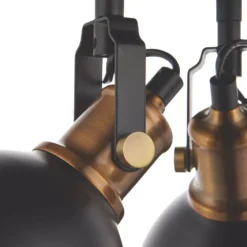 Quay Design Orion Round 3-Light Spotlight Matt Black -Fashion Lamps 415VG A4