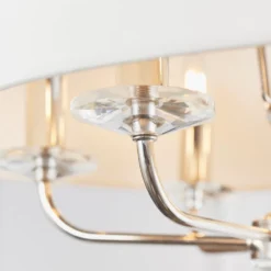 Quay Design Polaris 6-Light Pendant Bright Nickel -Fashion Lamps 417VG A8