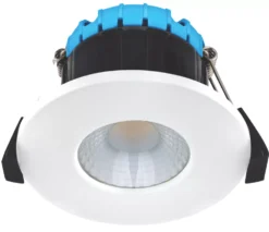 Luceco FType Smart Fixed Cylindrical Fire Rated LED Smart Downlight White 6W 600lm