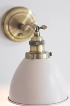 Quay Design Banbridge Adjustable Wall Spotlight Satin Taupe -Fashion Lamps 428VG A2