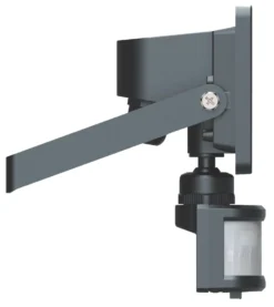 LAP Weyburn Outdoor LED Floodlight With PIR Sensor Black 10W 1000lm -Fashion Lamps 433PG A2