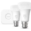 Philips Hue Hue White Bluetooth Starter Kit B22 BC A19 LED Smart Lighting Starter Kit 9W 806lm 3 Pack