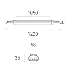 4lite Advantage Twin 4ft LED IP65 Batten 40W 5200lm 220-240V 11 4lite Advantage Twin 4ft LED IP65 Batten 40W 5200lm 220-240V -Fashion Lamps 448KK A5