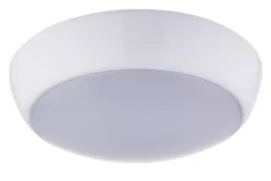 LAP Amazon LED Bathroom Ceiling Light Gloss White 16W 1200lm