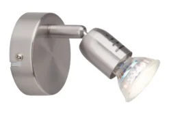 Brilliant Loona LED Wall Light Satin Chrome 3W 240lm