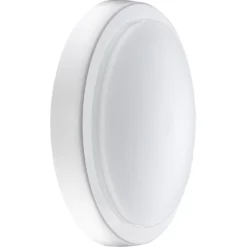 Luceco LED Decorative Indoor Bulkhead White & Chrome 14W 1300lm