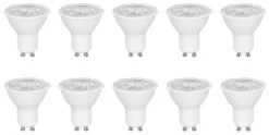 LAP 0324784031 GU10 LED Light Bulb 345lm 3.6W 10 Pack