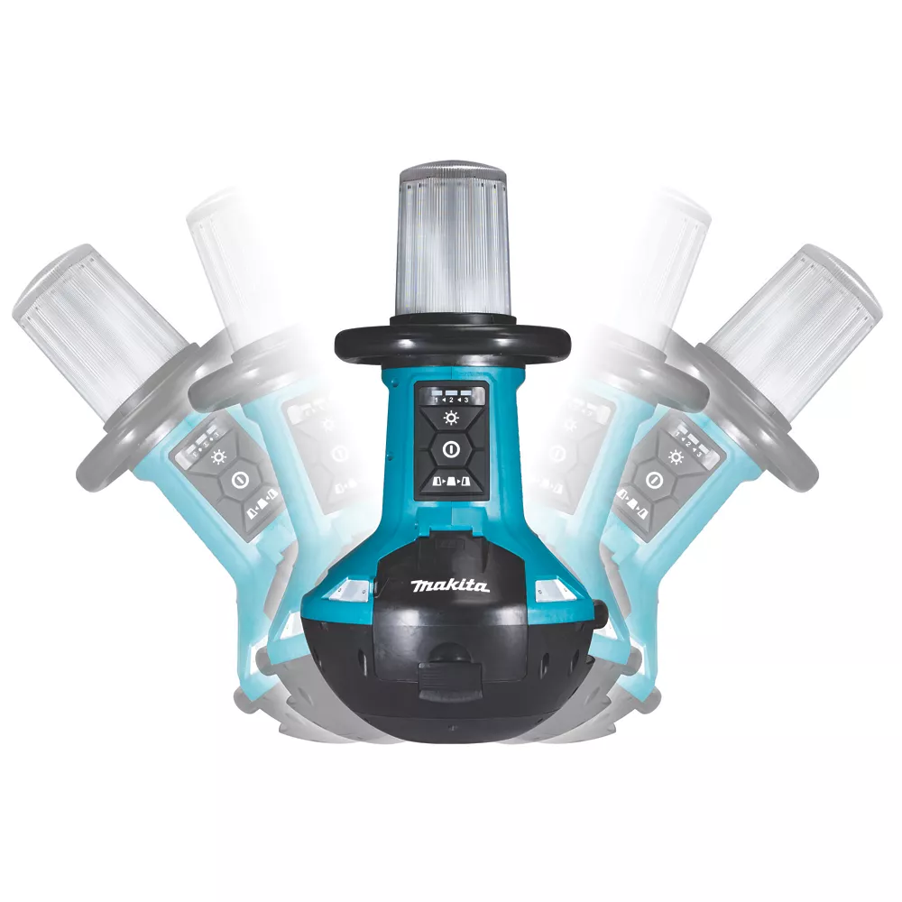 Makita DML810/2 18/240V Li-Ion LXT Cordless Self-Righting Site Light - Bare 5 Makita DML810/2 18/240V Li-Ion LXT Cordless Self-Righting Site Light - Bare - Image 5