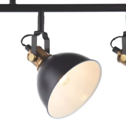 Quay Design Orion Bar 4-Light Spotlight Matt Black -Fashion Lamps 483VG A3
