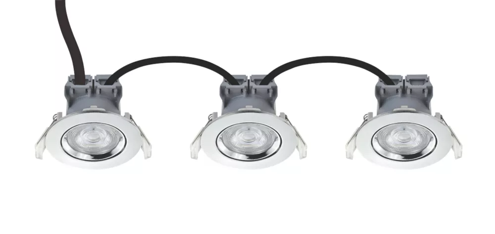 LAP Tilt LED Downlight Chrome 4.5W 420lm 2 LAP Tilt LED Downlight Chrome 4.5W 420lm - Image 2