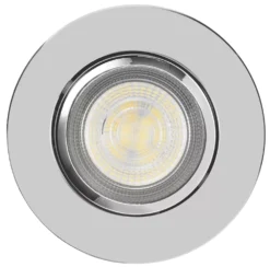LAP Tilt LED Downlight Chrome 4.5W 420lm 6 LAP Tilt LED Downlight Chrome 4.5W 420lm -Fashion Lamps 493PP A2
