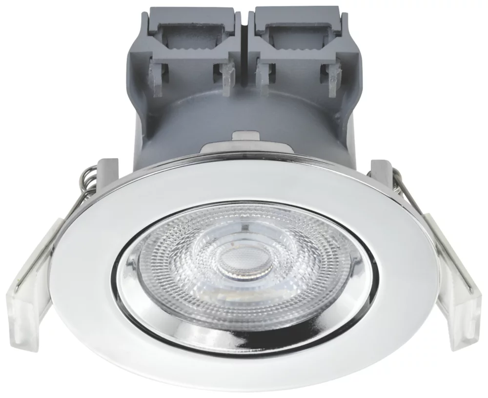 LAP Tilt LED Downlight Chrome 4.5W 420lm 1 LAP Tilt LED Downlight Chrome 4.5W 420lm
