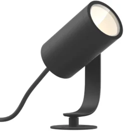 Philips Hue Lily Outdoor LED Smart Spotlight Base Unit Anthracite 8W 600lm