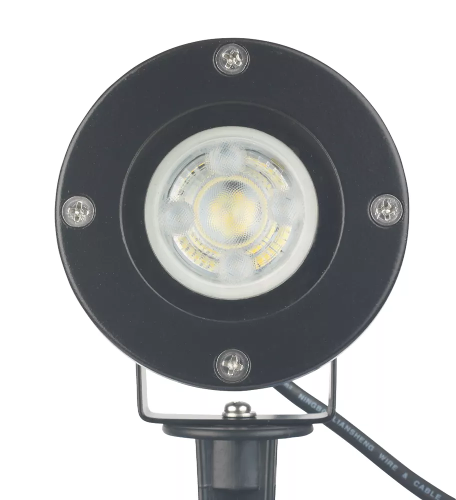 4lite WiZ Connected Outdoor LED Smart Garden Spike Light Black 4.9W 345lm 3 4lite WiZ Connected Outdoor LED Smart Garden Spike Light Black 4.9W 345lm - Image 3