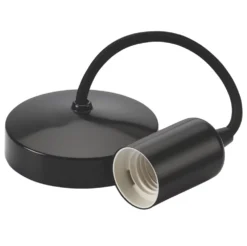 Knightsbridge 8270MB Contemporary Pendant Matt Black