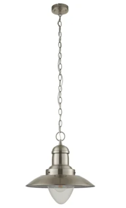 Quay Design Brim Ceiling Pendant Satin Nickel -Fashion Lamps 504VG A6