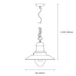 Quay Design Brim Ceiling Pendant Satin Nickel -Fashion Lamps 504VG A7