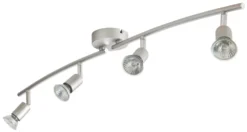 Essentials Sasha Bar 4-Light Spotlight Silver