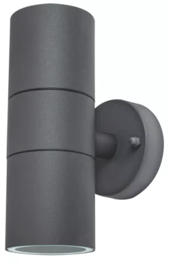 Luceco LEXDSSUDG-01 Outdoor Decorative External Wall Light Slate Grey
