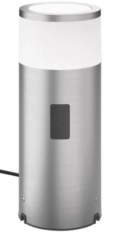 Philips Hue Calla Outdoor LED Bollard Light Matt Chrome 8W 590lm