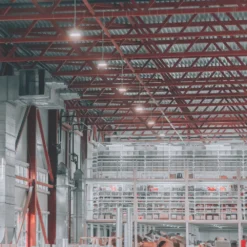 4lite Maintained Emergency LED Highbay Black 150W 19,500lm -Fashion Lamps 538RR A3