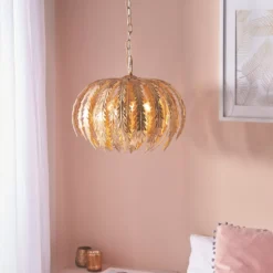 Quay Design Denebola Pendant Light Gold Leaf -Fashion Lamps 552VG A3