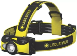 LEDlenser IH9R Rechargeable LED Head Torch Black/Yellow 600lm