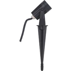Luceco Outdoor LED Garden Spike Light Black 3W 200lm -Fashion Lamps 557KH A3