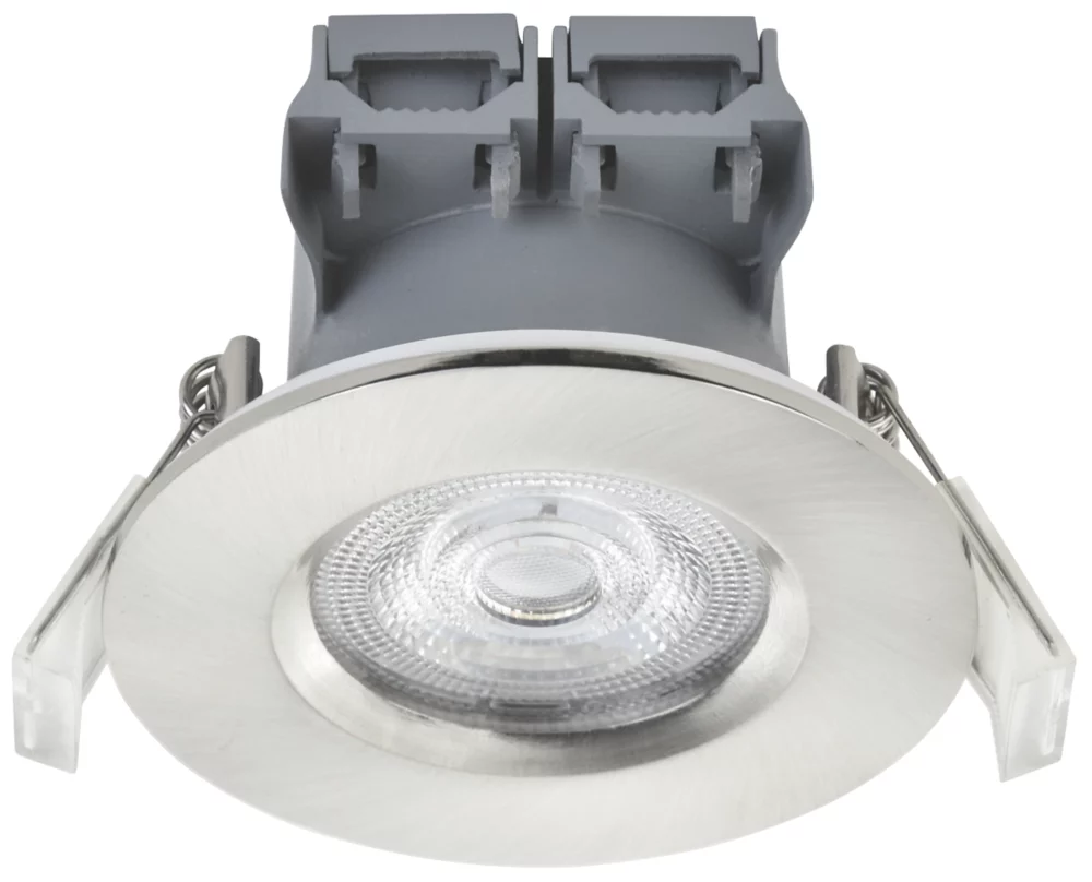 LAP Fixed LED Downlights Brushed Nickel 4.5W 400lm 10 Pack 2 LAP Fixed LED Downlights Brushed Nickel 4.5W 400lm 10 Pack - Image 2