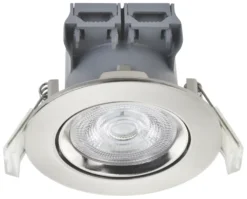 LAP Tilt LED Downlight Black Nickel 4.5W 420lm