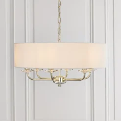 Quay Design Polaris 6-Light Pendant Brass Effect