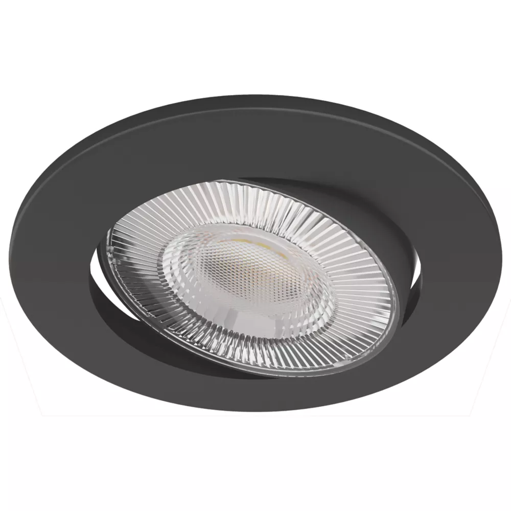 Calex SMD 220-240V 2700-6500K Adjustable Tilting Head LED Smart Downlight With Variable White Light Black 4.9W 345lm 3 Pack 3 Calex SMD 220-240V 2700-6500K Adjustable Tilting Head LED Smart Downlight With Variable White Light Black 4.9W 345lm 3 Pack - Image 3