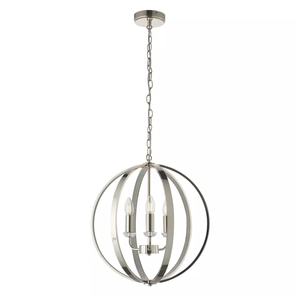 Quay Design Spirit Ceiling Pendant Bright Nickel 2 Quay Design Spirit Ceiling Pendant Bright Nickel - Image 2