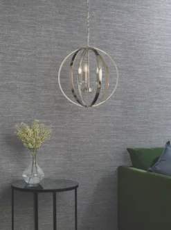 Quay Design Spirit Ceiling Pendant Bright Nickel 14 Quay Design Spirit Ceiling Pendant Bright Nickel -Fashion Lamps 581VG A5