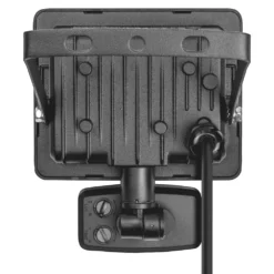 Luceco ECO Slimline Outdoor LED Floodlight With PIR Sensor Black 10W 800lm -Fashion Lamps 583KJ A3