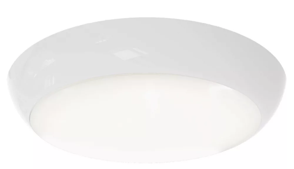 Ansell Disco Slim Indoor & Outdoor Round LED Wall / Ceiling Light White 13W 1027-1083lm 1 Ansell Disco Slim Indoor & Outdoor Round LED Wall / Ceiling Light White 13W 1027-1083lm