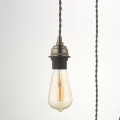 Quay Design Cable Set 3-Light Cable Set Pendant Satin Pewter -Fashion Lamps 599VG A2