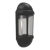 4lite Outdoor LED Outdoor Half Wall Lantern Black 8W 400lm