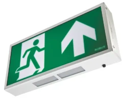 Robus Maintained Or Non-Maintained Emergency LED Exit Box With Up Arrow 4.2W 17-45lm