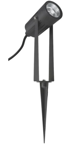 Saxby Lance Outdoor LED Garden Spike Light Matt Black 7W 550lm