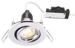 LAP Cast Tilt Downlight Chrome -Fashion Lamps 630KJ A6
